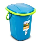 GreenBlue GB320BL Portable Travel Toilet Bucket Seat Camping Festival Handle Lid Durable Stable19L