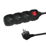 Esperanza ELK211K toitepikendus 3 m 3 vahelduvvoolu pistikupesa(t) Siseruumidesse must