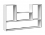 BILBAO 4P hanging rack 100x16x60 cm, white