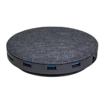 Devia UFO 10in1 HUB wireless charger gray