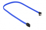 Sharkoon SATA III Kabel kątowy niebieski - 60 cm