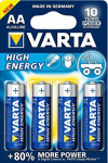 Varta High Energy LR6-AA, alkaliczna, 1.5V, sztuk 4 (4906-101-404)