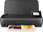 HP OfficeJet 250 Mobile All-in-One Printer, Multifunction Printer&nbsp;(Black, USB / WiFi, Scan, Copy)