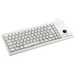 CHERRY G84-4400 Slim Keyboard with Trackball, PS/2, Grey