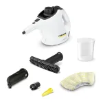 K&auml;rcher SC 1 silindriline aurupuhasti 1200 W must, valge