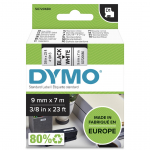 DYMO D1 Standard - Black on White - 9mm