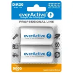 Laetavad akud everActive R20/D Ni-MH 10000 mAh kasutusvalmis