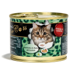 O&rsquo;CANIS Rabbit and chicken with salmon oil - wet cat food - 200g