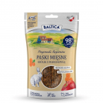 BALTICA Przysmaki Region&oacute;w Mono Meat Strips Rabbit with Carrot &ndash; dog treat &ndash; 90 g