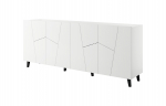 ETNA kummut 200x42x82 valge matt