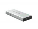 Green Cell PBPLGC20P akupank liitiumioonaku (Li-Ion) 20800 mAh alumiinium, must, roheline, helehall, h&otilde;bedane