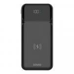 Savio BA-09 akupank liitiumpol&uuml;meer (LiPo) 37 mAh juhtmevaba laadimisega must