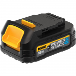 DEWALT Powerstack Battery DCBP034G, 18 Volt 1.7Ah black, housing protection against chemicals, acids and fuels