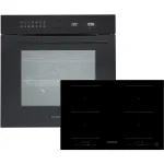 Respekta ASET9008800I Built-in Oven and Hob Set Black