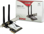 Inter-Tech DMG-33 Wi-Fi 5 PCIe Ad.-1300M - 88888153