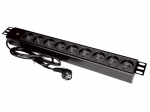 Alantec PZ09 toitepikendus 1,8 m 9 vahelduvvoolu pistikupesa(t) Siseruumidesse must
