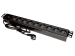 Alantec PZ09 toitepikendus 1,8 m 9 vahelduvvoolu pistikupesa(t) Siseruumidesse must