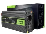 Green Cell INV09 toiteadapter/inverter Auto 1000 W must