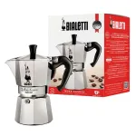 Bialetti Moka Express mokakann 0,3 L alumiinium, must