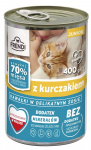 FRENDI Junior with Chicken chunks in delicate sauce - wet cat food - 400g