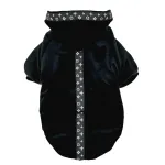 PCHEŁKA Velvet Black - dog clothing - size XS