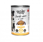 TUF TUF linnulihaga t&uuml;kid kastmes - m&auml;rg koeratoit - 415g