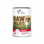 RAW PALEO kutsikas Monoproteiin Beef - m&auml;rgtoit kutsikatele - 400 g