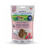 BALTICA Przysmaki Region&oacute;w Mono Meat Strips Lamb with Raspberries &ndash; dog treat &ndash; 90 g