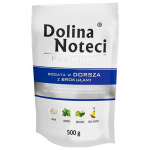 DOLINA NOTECI Premium Koeratoit tursa ja brokkoliga - M&auml;rgtoit koertele - 500g