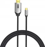 USB-C kaabel HDMI-ventsiooniga 4K@60Hz, sagedusega 2m