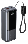 Gembird PB10-PD20-LCD-02 Compact fast charging power bank with LCD display, 20W, 10000 mAh, spacegrey