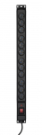 Activejet COMBO 12 pesaga pikendusjuhe 5m must
