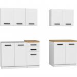 Topeshop KUCHNIA SET 200 BIEL k&ouml;&ouml;gi-/s&ouml;&ouml;gitoa m&ouml;&ouml;blikomplekt