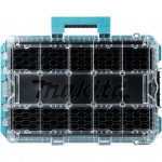 Makita MAKTRAK Organizer deep M, tool box blue/transparent, transparent lid