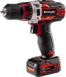 Einhell cordless drill TE-CD 12/1 Li (red / black, Li-ion battery 2Ah)