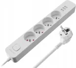 Defender SFS 133 power strip 1.5 m, 4 sockets, 3x USB white