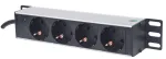 Intellinet Rack power strip 10" 1U, 4 sockets 1.8 m