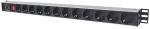 Intellinet Rack power strip, vertical, 12 sockets (Schuko)