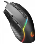 Rampage SMX-G39 Comfort wired gaming mouse, programmable 12800 DPI RGB, black