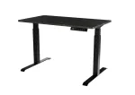Elektrilise k&otilde;rguse reguleerimisega laud MOON 121x67x72-120 must/san sebastian