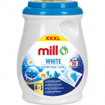 MILL PRO 2k pesukapslid valged 70 tk