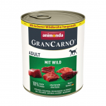 ANIMONDA GranCarno t&auml;iskasvanud ulukiliha - m&auml;rg koeratoit - 800g