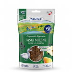 BALTICA Przysmaki Region&oacute;w Mono Meat Strips Duck with Pear &ndash; dog treat &ndash; 90 g