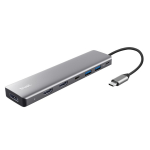 Trust 25661 interface hub USB Type-C Aluminium