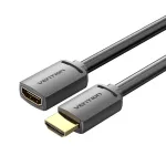 Vention HDMI-A isas-HDMI-A emas 4K HD kaabel PVC t&uuml;&uuml;p 3M must