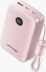 Powerbank Vention 20000mAh 2 x USB-C 1 x USB-A z wyświetlaczem 22,5W r&oacute;żowy