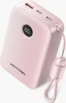 Powerbank Vention 20000mAh 2 x USB-C 1 x USB-A z wyświetlaczem 22,5W r&oacute;żowy