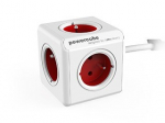 Allocacoc PowerCube power extension 1.5 m 5 AC outlet(s) Indoor Red, White