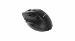 Gembird MUSW3-9B-01 Triple-mode wireless ergonomic mouse (2.4G + BT + USB), 2400 DPI, 9-button, black