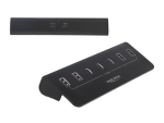 Delock USB 10 Gbps hub with 3 USB Type-C? and 4 USB Type-A (black)